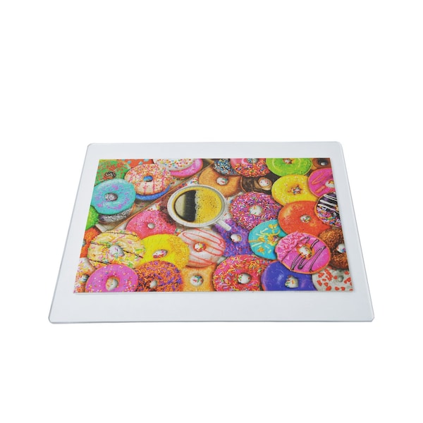 Clear Plastic Jigsaw Puzzle Board, Portable Puzzle Saver, Size 18'' x 24'', 2PK